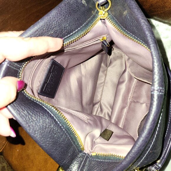 Coach Brooke Hobo Bag - Deep Purple - EUC - Picture 5 of 8